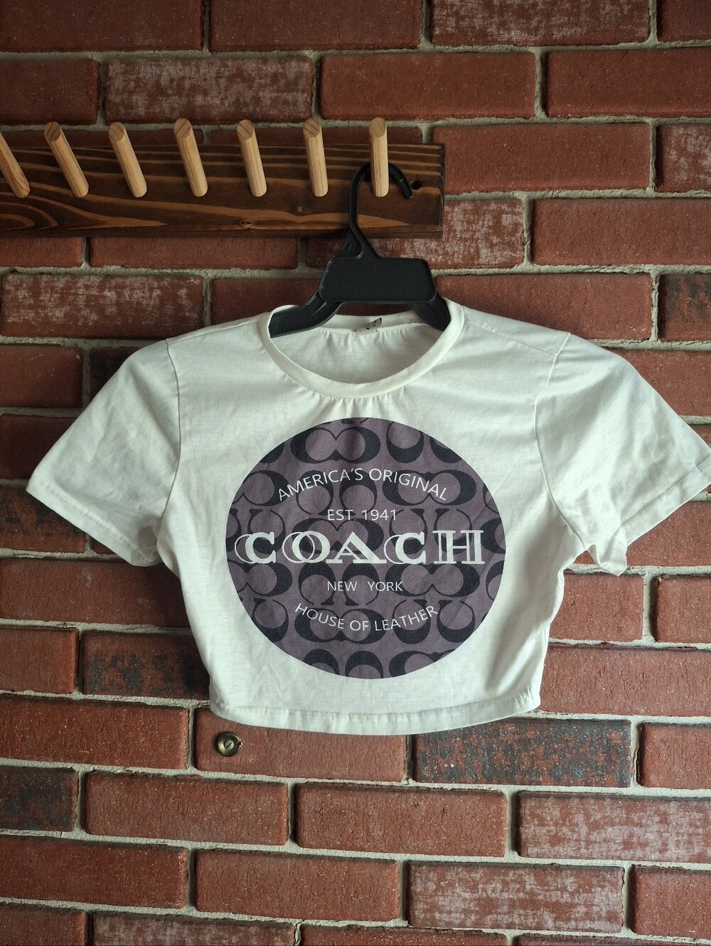 Monogram crop top
